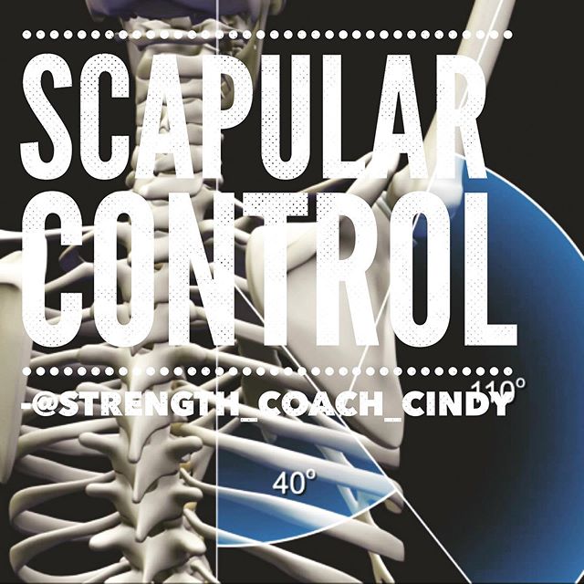 Scapular Control If I were to choose one thing that I would want a client to really understand when it comes to body awareness its....scapular control. It is EVERYTHING to all body weight, pulling, and pressing movements . It also tends to get impinged and tight with poor motor control over time. Tight upper traps tend to be a common complaint. With a combination of strengthening, mobility, stability, and proper motor control it can improve significantly, but first you should understand what the shoulder blades do. 1.) Protraction: Shoulder blades move away from each other 2.) Retraction: Shoulder blades move toward each other 3.) Elevation: Shoulder blades move upward 4.) Depression: Shoulder blades move downward 5.) Upward Rotation: Shoulder blades move upward along rib cage. Want to see more shoulder stuff? Comment below! Side note: Yes, I know have some tightness going on and that one moves better than the other. Its being addressed currently.