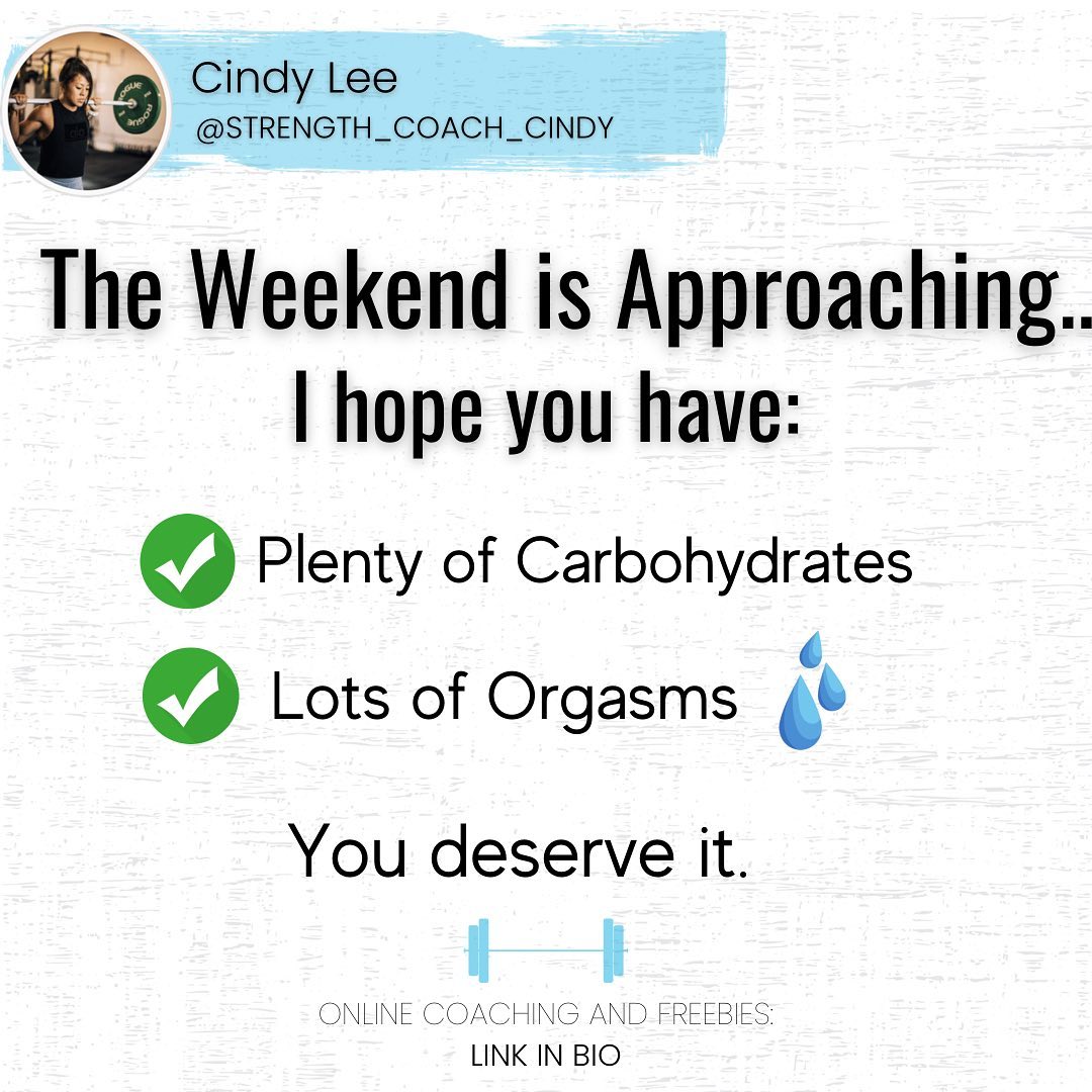 Yes, you deserve it all. 

——————————————-
 Follow:  IG @strength_coach_Cindy
️ Download Free Macro Calculator for Lifters : Link in Bio
 Apply for 1-on-1 Online Coaching: Link in Bio
——————————————-
.
.